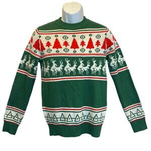 Tipsy Elves Racy Raunchy Reindeer Ugly Christmas Sweater Size Small